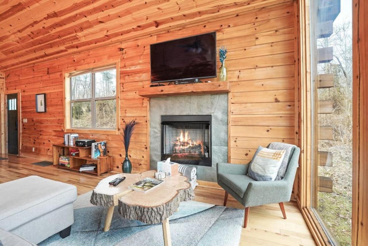 Fern Haven A Modern Take On Hocking Hills Cabins Stella Exterior foto
