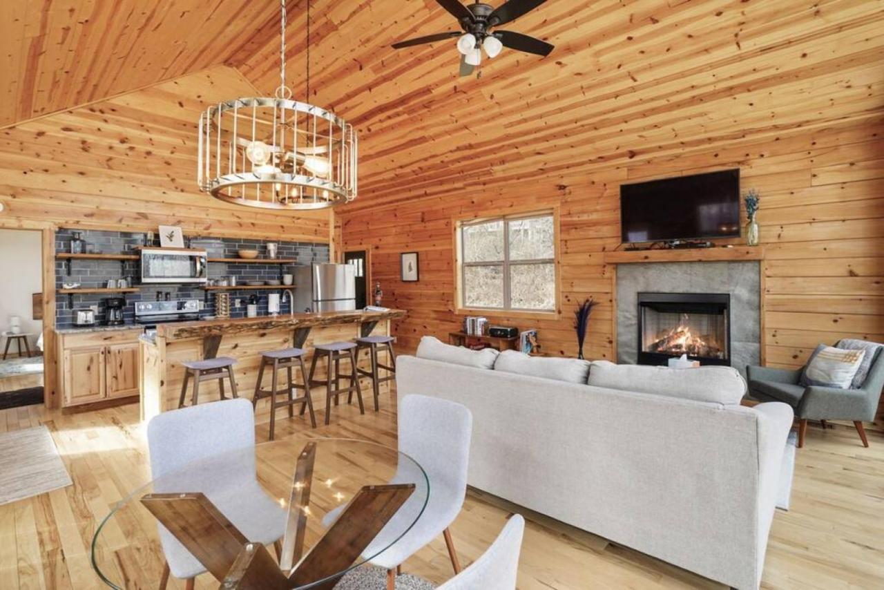 Fern Haven A Modern Take On Hocking Hills Cabins Stella Exterior foto