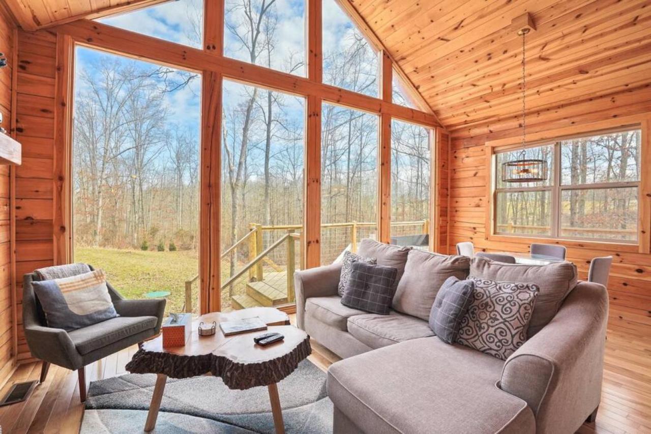 Fern Haven A Modern Take On Hocking Hills Cabins Stella Exterior foto