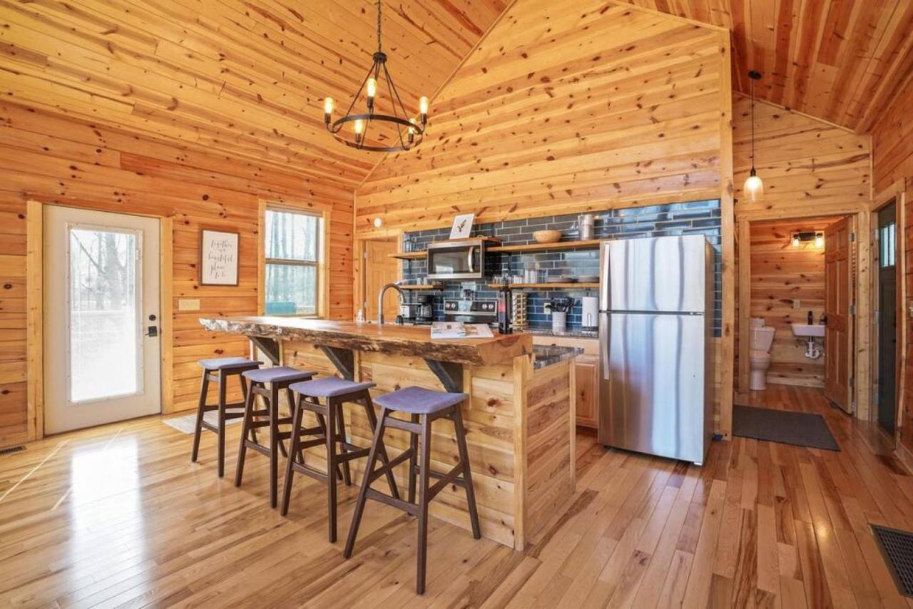 Fern Haven A Modern Take On Hocking Hills Cabins Stella Exterior foto