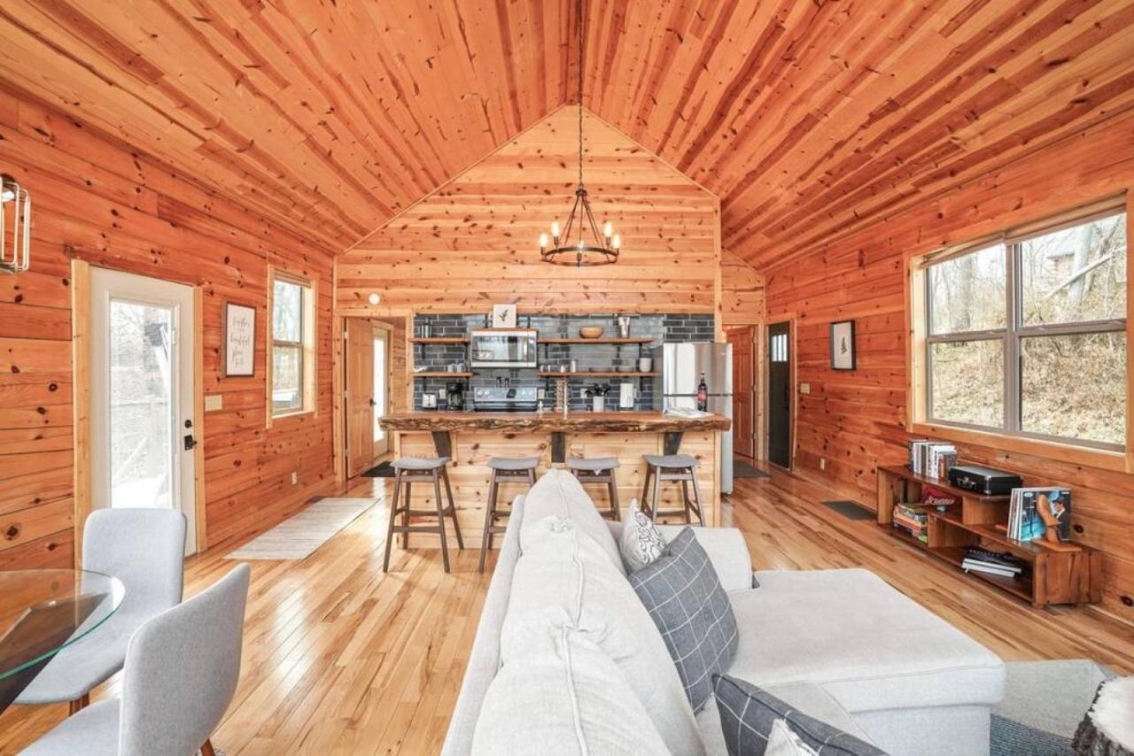 Fern Haven A Modern Take On Hocking Hills Cabins Stella Exterior foto